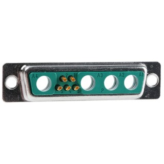 FCT from Molex 9 Way Straight Panel Mount D-Sub Connector Male 173107 Series FM9W4P-K120 / 1731070061