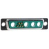 FCT from Molex 9 Way Straight Panel Mount D-Sub Connector Male 173107 Series FM9W4P-K120 / 1731070061