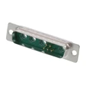 FCT from Molex 9 Way Straight Panel Mount D-Sub Connector Male 173107 Series FM9W4P-K120 / 1731070061