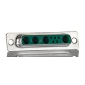 FCT from Molex 9 Way Straight 2.84 mm Pitch Panel Mount D-Sub Connector Female FM9W4S-K121 / 1731070062