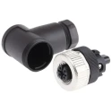 Jumo Circular Connector, Socket, 5 Contacts, Cable Mount, M12 Connector, 36V, 20mA, IP67, Stainless Steel 409799/0001