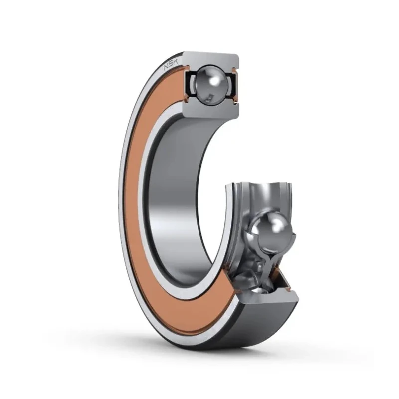 NSK Deep Grooved 1 Row Sealed Ball Bearing 10 mm ID 26 mm OD 8 mm Width Steel Cage Steel Balls 6000DDUC3