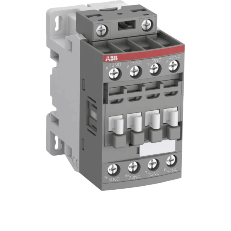 ABB NF Series 4-Pole Motor Control Contactor, 6 A, 24V AC/DC Coil, 2 NO/2 NC Auxiliary Contacts 1SBH137001R1122 NF22E-11