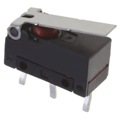 Omron Aratas Hinge Lever Micro Switch Terminal Terminal 100mA 30V dc SPCO IP6X D2FD-01L1-1T