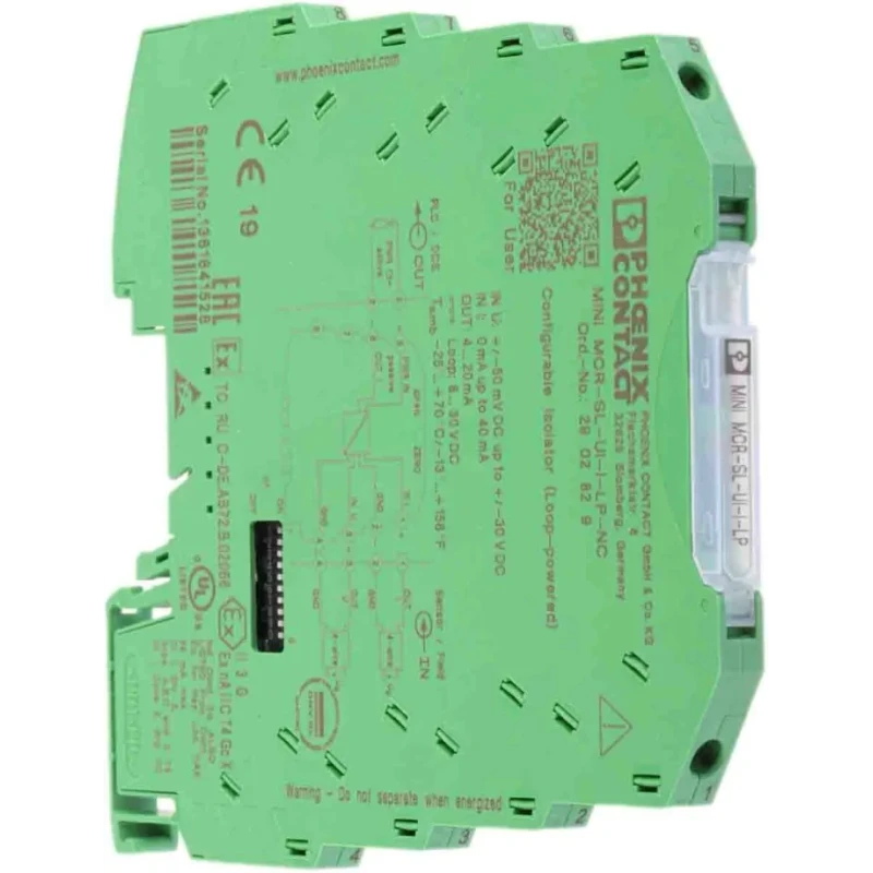 Phoenix Contact Signal Conditioner MINI MCR Series, Current/Voltage Input, Current Output, 30 V dc, 8 V dc Supply 2902829