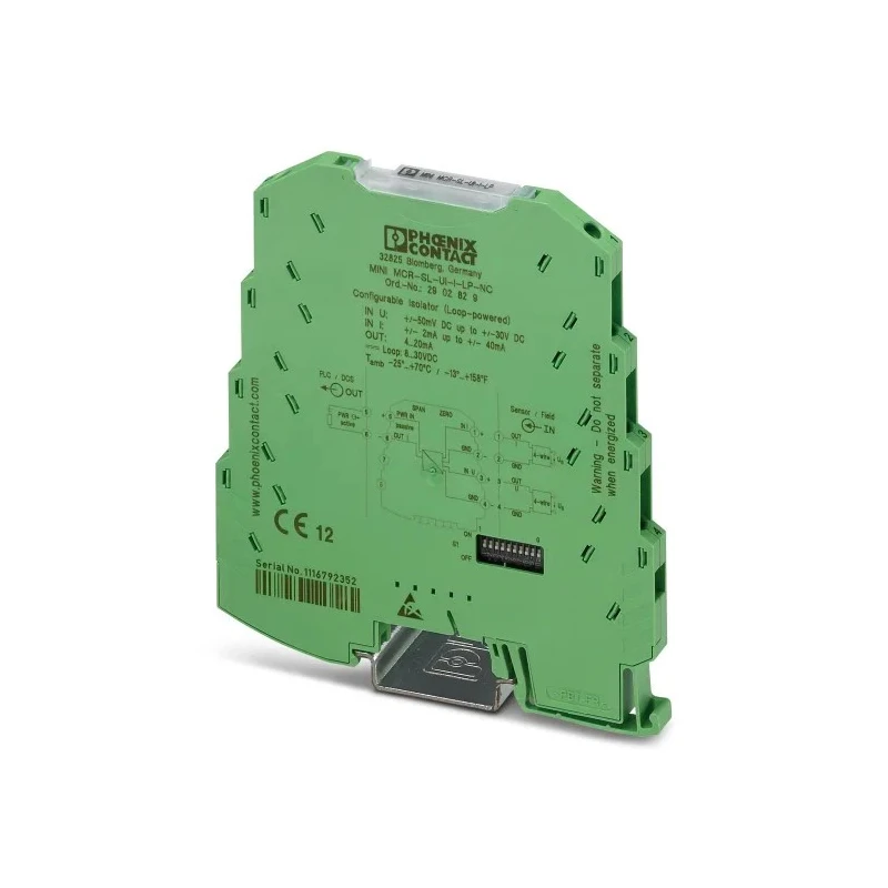 Phoenix Contact Signal Conditioner MINI MCR Series, Current/Voltage Input, Current Output, 30 V dc, 8 V dc Supply 2902829