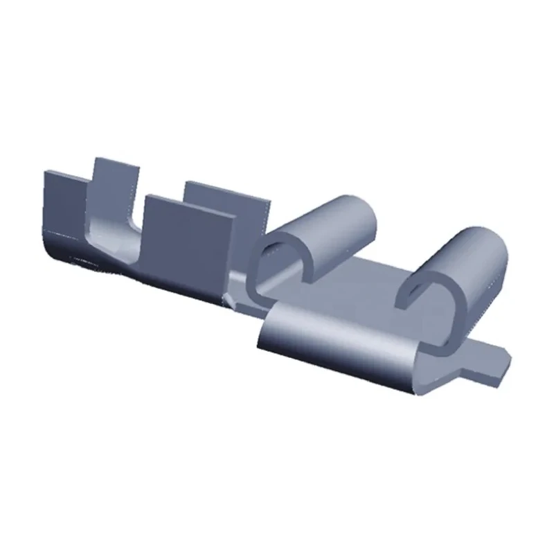 TE Connectivity FASTON .250 Black Uninsulated Female Spade Connector Crimp 6.35 x 0.81 mm Tab Size 18 AWG to 14 AWG 62048-2