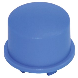 MEC Blue Tactile Switch Cap for 5G Series, Round Shape, ABS & Polycarbonate, IP67, 1US00