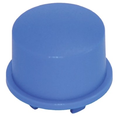 MEC Blue Tactile Switch Cap for 5G Series, Round Shape, ABS & Polycarbonate, IP67, 1US00