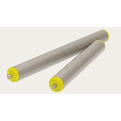 Interroll Zinc Plated Round Conveyor Roller Female Threaded Spindle, 50 mm Diameter x 450 mm Length, 12 mm 17X3JAALAE - 450
