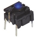 MEC IP67 Blue Tactile Switch Cap, 12.5 mm Actuator Length, SPST 50mA 24 V DC, Through Hole Mount IP67 Rated IP67