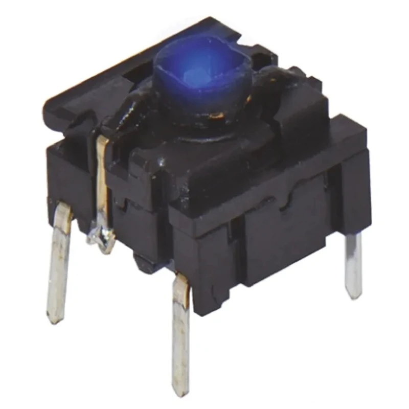 MEC IP67 Blue Tactile Switch Cap, 12.5 mm Actuator Length, SPST 50mA 24 V DC, Through Hole Mount IP67 Rated IP67