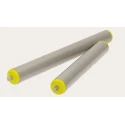 Interroll Zinc Plated Round Conveyor Roller 50 mm Diameter x 450 mm Length, Steel Spindle 10 mm, Overall 17X2JAAJAC - 450