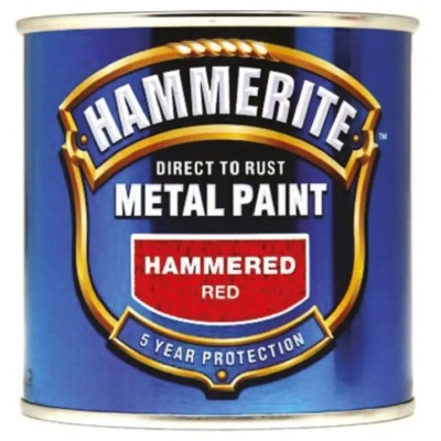 Hammerite Direct to Rust Paint in Hammered Red, 250 ml 5092961