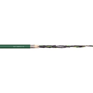Igus Chainflex CF6 PVC Screened Control Cable 9 Cores 0.5 mm² 20 AWG 25 m Green Polyvinyl Chloride Sheath CF6.05.09