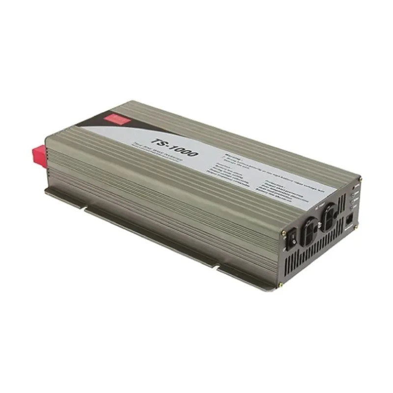 MEAN WELL Panel 1000W True Sine Wave DC-AC Power Inverter 10.5V/15V DC Input, 230V AC Output TS-1000-212B