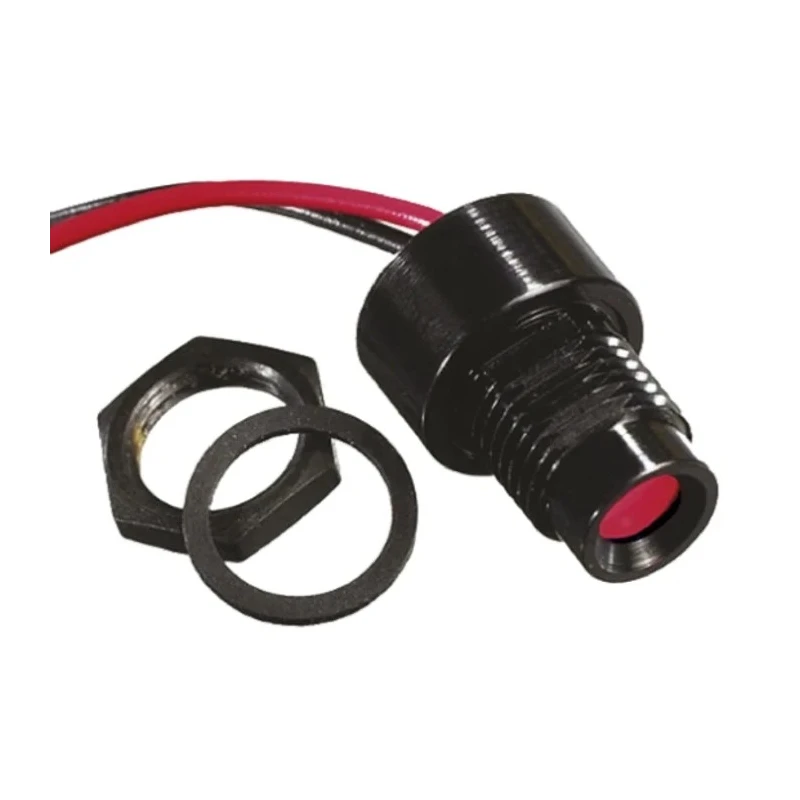 APEM Red LED Panel Mount Indicator QRM Series 8 mm Wire Termination IP67 2V dc QRM85BXXR02E