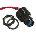 APEM Blue 8mm Panel Mount LED Indicator with Pin Termination IP67 28V dc QRM85BXXB12E