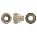 TE Connectivity Straight Circular Connector Adapter 1 M22 Female Cadmium Plated Aluminium Contacts TXR40AB00-1410AI