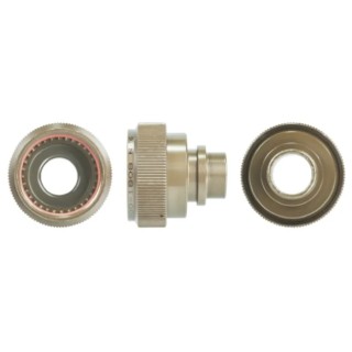 TE Connectivity Straight Circular Connector Adapter 1 M22 Female Cadmium Plated Aluminium Contacts TXR40AB00-1410AI