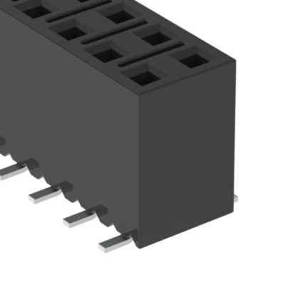 Samtec Straight Surface Mount PCB Socket Board-to-Board Connector 30 Contacts 2 Row 2.54 mm Pitch Solder SSM-115-L-DV