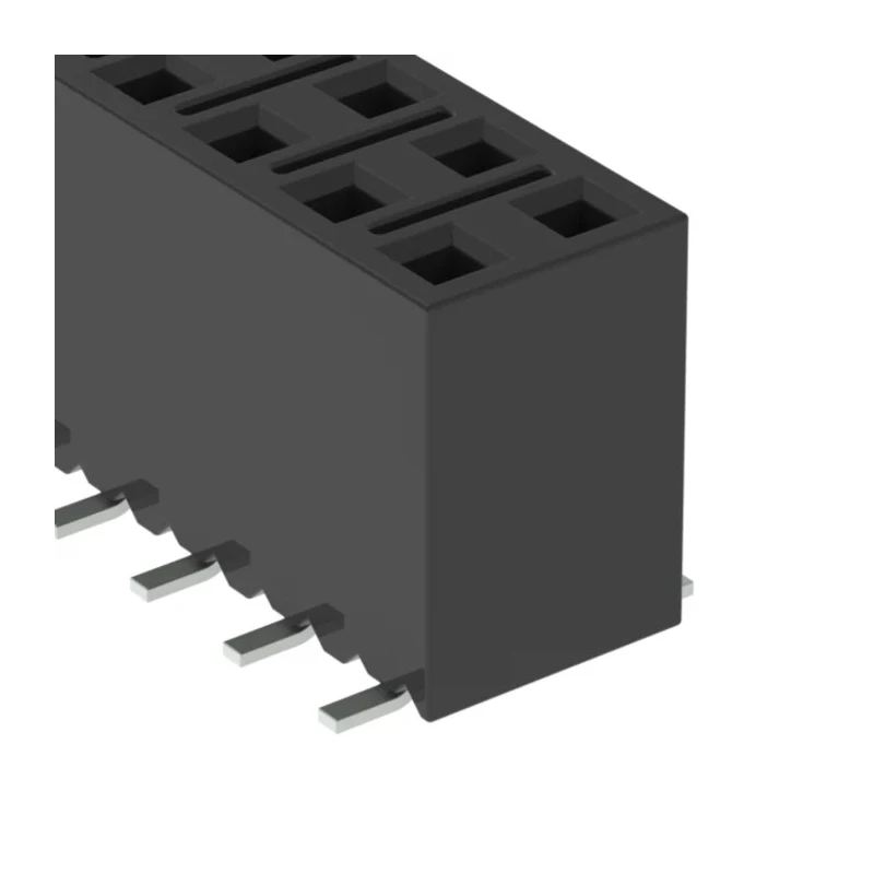 Samtec Straight Surface Mount PCB Socket Board-to-Board Connector 30 Contacts 2 Row 2.54 mm Pitch Solder SSM-115-L-DV