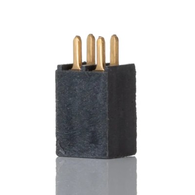 Samtec SSQ Series Straight Through Hole PCB Socket, 4-Contact, 2 Row, 2.54 mm Pitch Solder SSQ-102-01-G-D