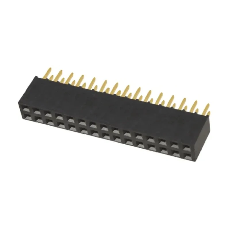 Samtec SSQ Series Straight Through Hole PCB Socket 30-Contact 2 Row 2.54 mm Pitch Solder SSQ-115-01-G-D