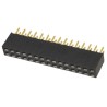 Samtec SSQ Series Straight Through Hole PCB Socket 30-Contact 2 Row 2.54 mm Pitch Solder SSQ-115-01-G-D