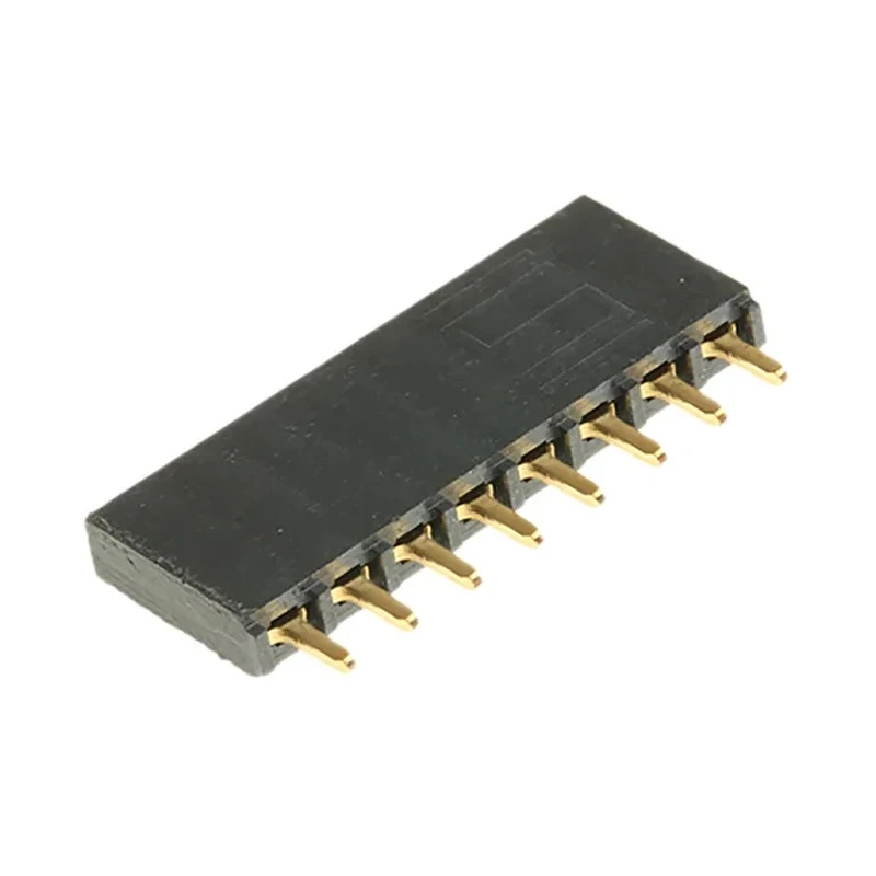 Samtec SSQ Series Straight Through Hole PCB Socket, 8-Contact, 1 Row, 2.54 mm Pitch, 7.6A Current, 550V SSQ-108-01-G-S