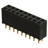 Samtec SSW Series Straight Through Hole PCB Socket 18-Contact 2 Row 2.54 mm Pitch Solder SSW-109-01-G-D