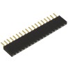 Samtec SSW Series Straight Through Hole PCB Socket, 18-Contact, 1 Row, 2.54 mm Pitch, 6.9 A, 550 V, Gold SSW-118-02-G-S