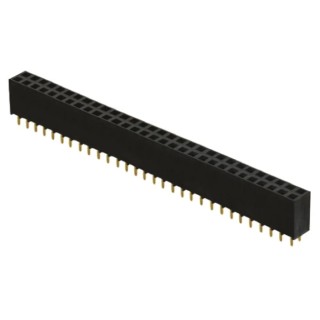 Samtec SSW Series Through Hole Board-to-Board 60-Contact 2 Row 2.54 mm Pitch PCB Socket 550V Solder SSW-130-01-G-D