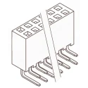 Samtec SSW Series Right Angle Through Hole PCB Socket, 60-Contact, 2 Row, 2.54 mm Pitch Solder SSW-130-02-G-D-RA