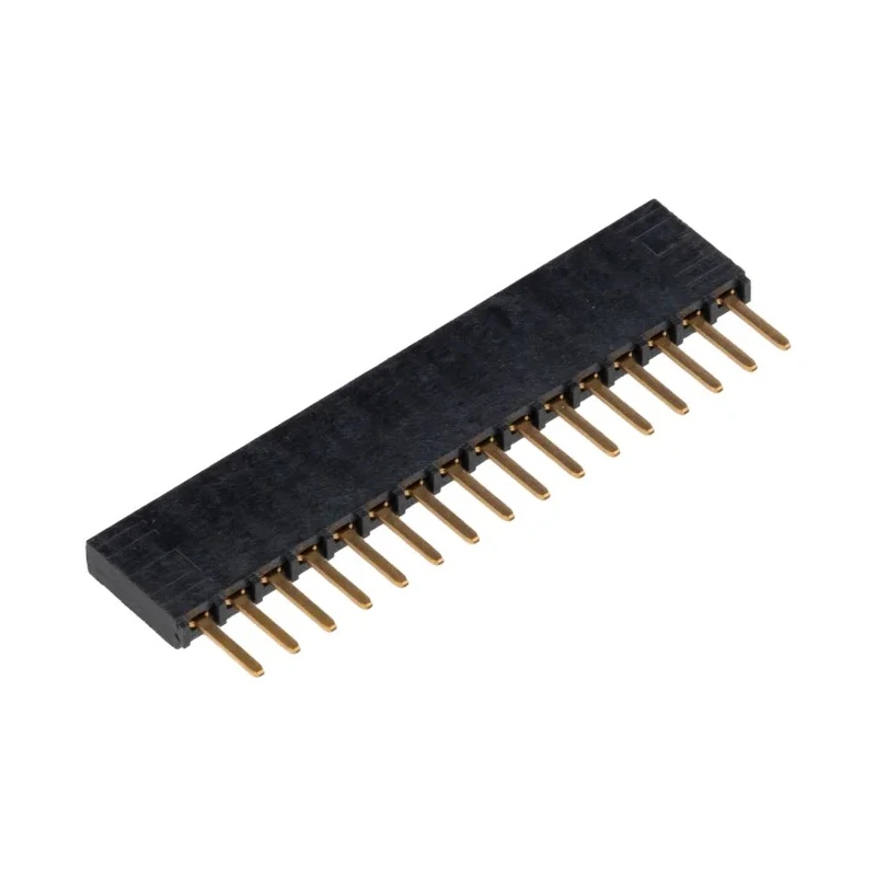 Samtec SSW Series Straight Through Hole PCB Socket, 16-Contact, 1 Row, 2.54 mm Pitch, Solder Termination SSW-116-02-G-S