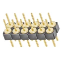 Samtec TD Series Straight Through Hole Pin Header 12 Contacts 2.54 mm Pitch 2 Row Unshrouded TD-106-G-A