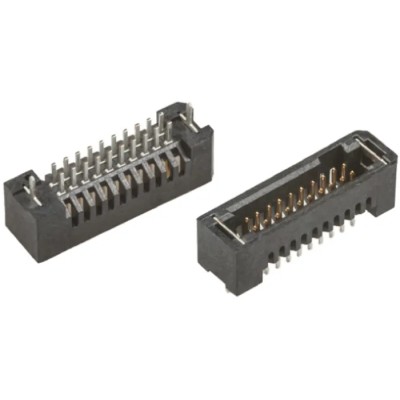 Samtec TFM Series Straight Through Hole PCB Header, 50 Contacts, 1.27 mm Pitch, 2 Row, Shrouded TFM-125-01-S-D-WT