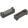 Samtec TFM Series Straight Through Hole PCB Header, 50 Contacts, 1.27 mm Pitch, 2 Row, Shrouded TFM-125-01-S-D-WT