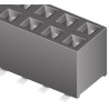 Samtec TLE Series Straight Surface PCB Socket, 10-Contact, 2 Row, 2 mm Pitch, 3.2 A Current, Solder TLE-105-01-G-DV