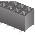 Samtec Straight Surface PCB Socket 30-Contact 2 Row 2 mm Pitch Solder TLE-115-01-G-DV