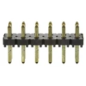 Samtec TLW Series Straight Through Hole Pin Header 12 Contacts 2.54 mm Pitch 2 Row Unshrouded TLW-106-05-G-D