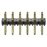 Samtec TLW Series Straight Through Hole Pin Header 12 Contacts 2.54 mm Pitch 2 Row Unshrouded TLW-106-05-G-D