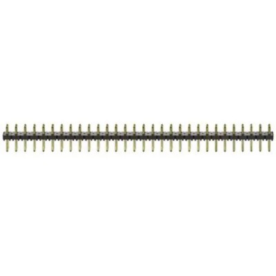 Samtec TLW Series Straight Through Hole Pin Header 60 Contacts 2.54 mm Pitch 2 Row Unshrouded TLW-130-05-G-D