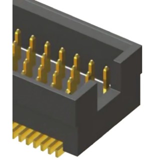 Samtec TOLC Series Straight Surface PCB Header, 40 Contacts, 1.27 mm Pitch, 4 Row, Shrouded TOLC-110-02-S-Q
