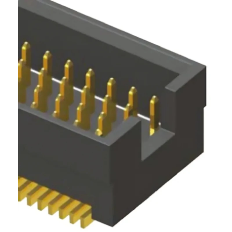 Samtec TOLC Series Straight Surface PCB Header, 40 Contacts, 1.27 mm Pitch, 4 Row, Shrouded TOLC-110-02-S-Q