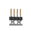 Samtec TSM Series Straight Surface Pin Header, 4 Contacts, 2.54 mm Pitch, 1 Row, Unshrouded, 7A Current TSM-104-01-L-SV