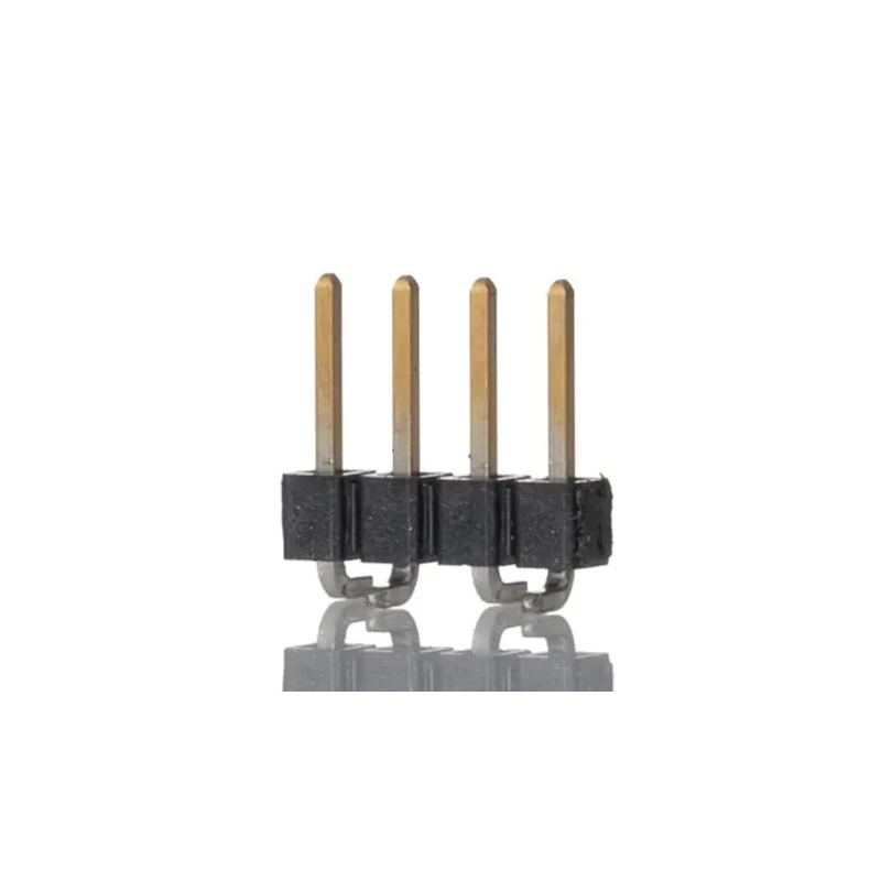 Samtec TSM Series Straight Surface Pin Header, 4 Contacts, 2.54 mm Pitch, 1 Row, Unshrouded, 7A Current TSM-104-01-L-SV