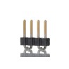 Samtec TSM Series Straight Surface Pin Header, 4 Contacts, 2.54 mm Pitch, 1 Row, Unshrouded, 7A Current TSM-104-01-L-SV