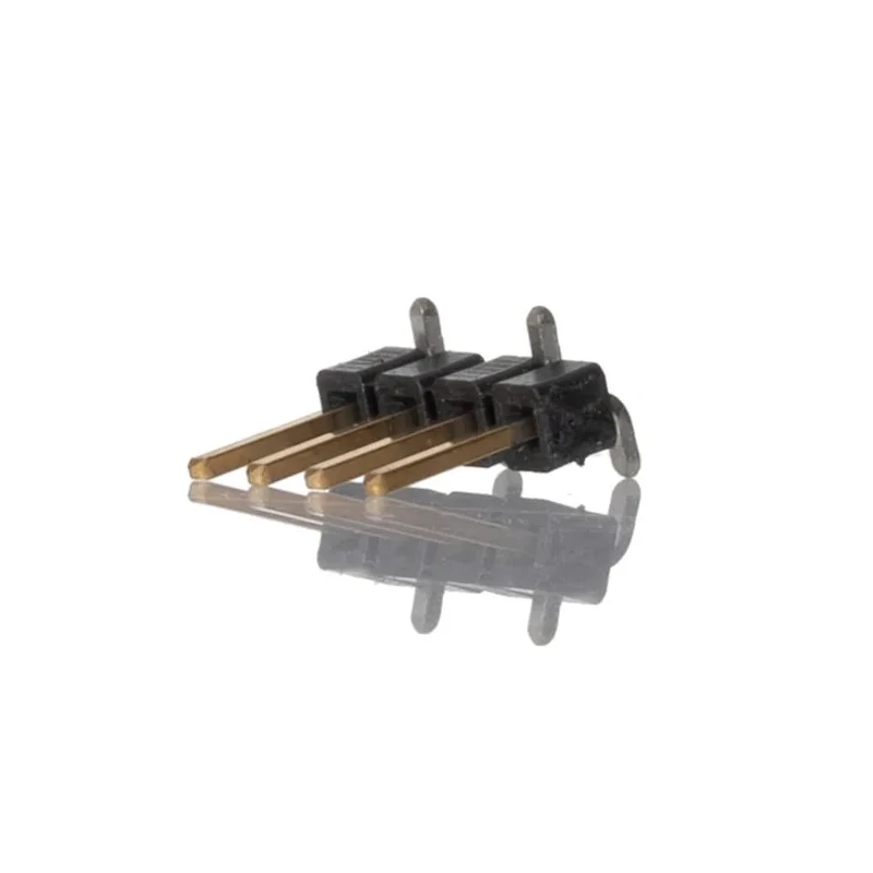 Samtec TSM Series Straight Surface Pin Header, 4 Contacts, 2.54 mm Pitch, 1 Row, Unshrouded, 7A Current TSM-104-01-L-SV