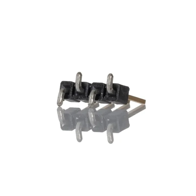 Samtec TSM Series Straight Surface Pin Header, 4 Contacts, 2.54 mm Pitch, 1 Row, Unshrouded, 7A Current TSM-104-01-L-SV